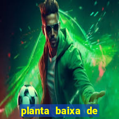 planta baixa de campo de futebol society